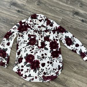 Loft Floral Blouse